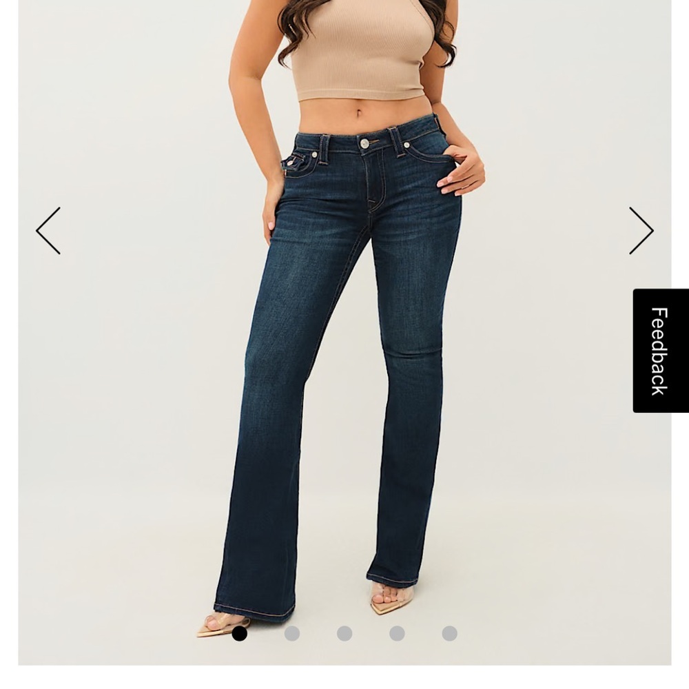 True Religion Blue Flare Cut Jeans Joey Style